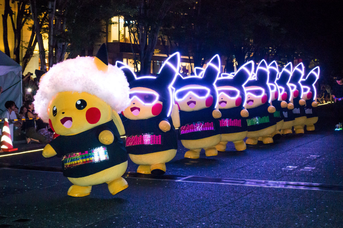 ピカチュウ大量発生チュウ！