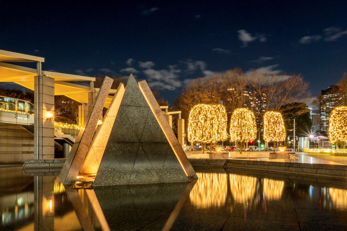 新宿パークタワー ウィンターイルミネーション