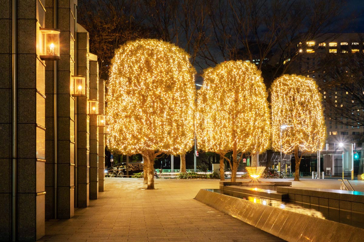 新宿パークタワー ウィンターイルミネーション