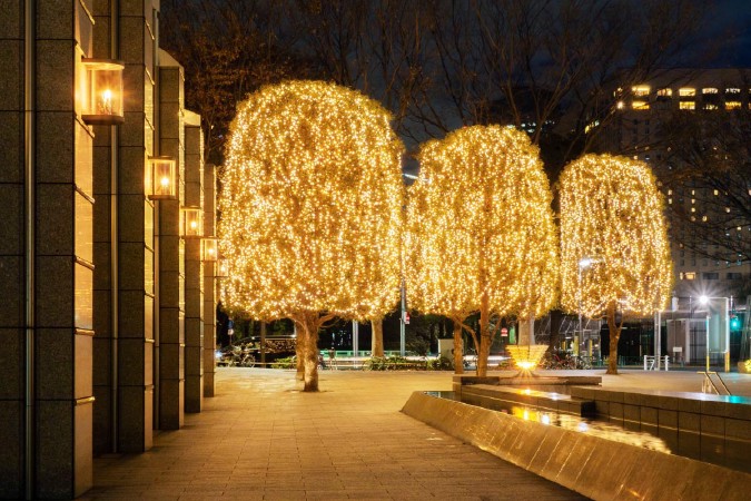 新宿パークタワー ウィンターイルミネーション