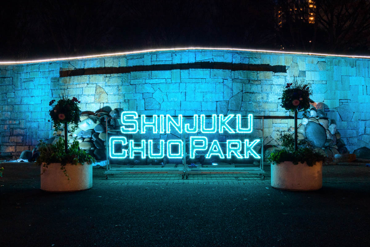 新宿中央公園イルミネーション