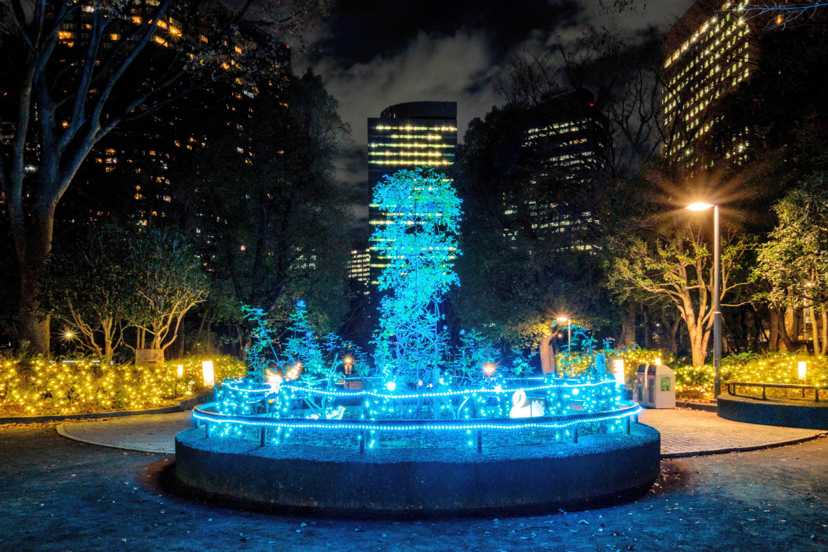 新宿中央公園イルミネーション