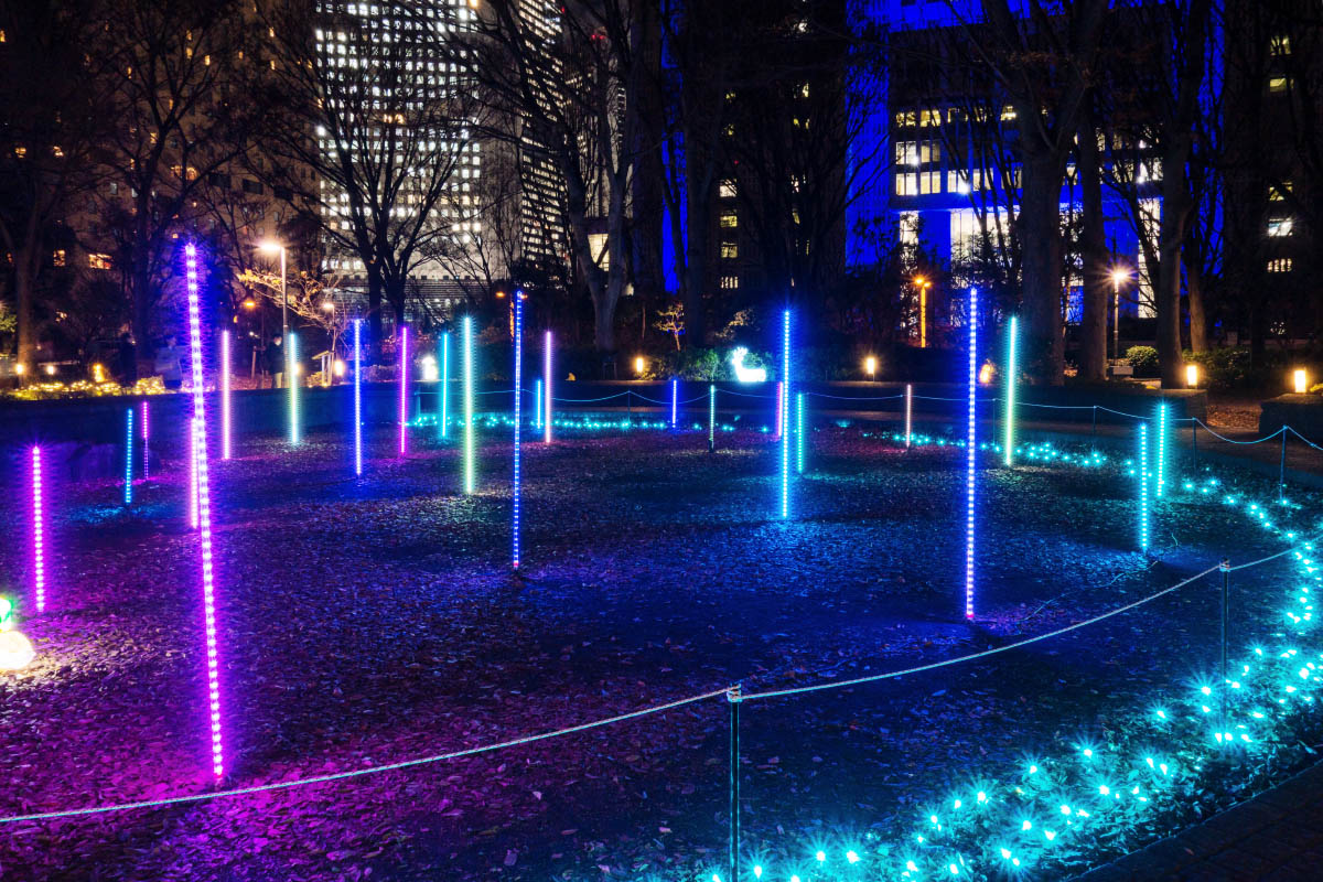 新宿中央公園イルミネーション