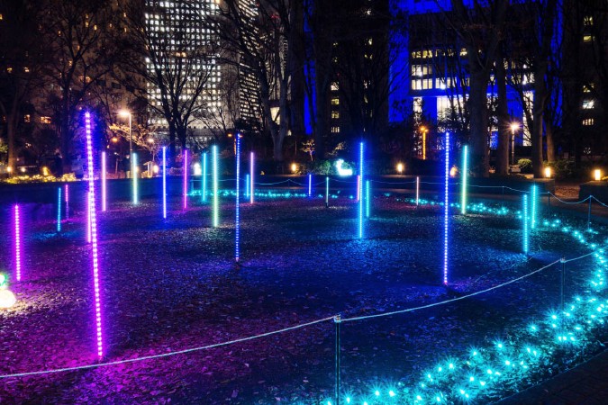 新宿中央公園イルミネーション