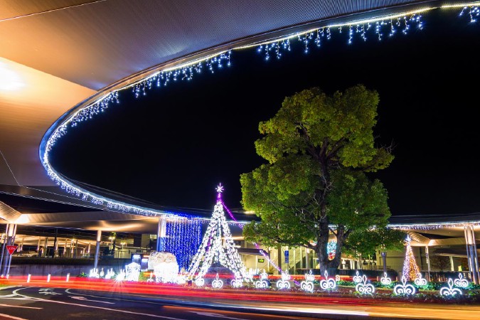 竜王駅 森のイルミネーション