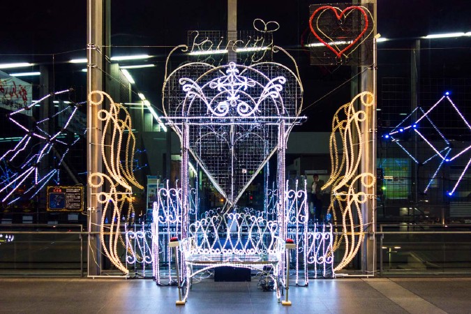 竜王駅 森のイルミネーション