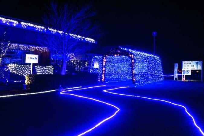 古代蓮の里イルミネーション